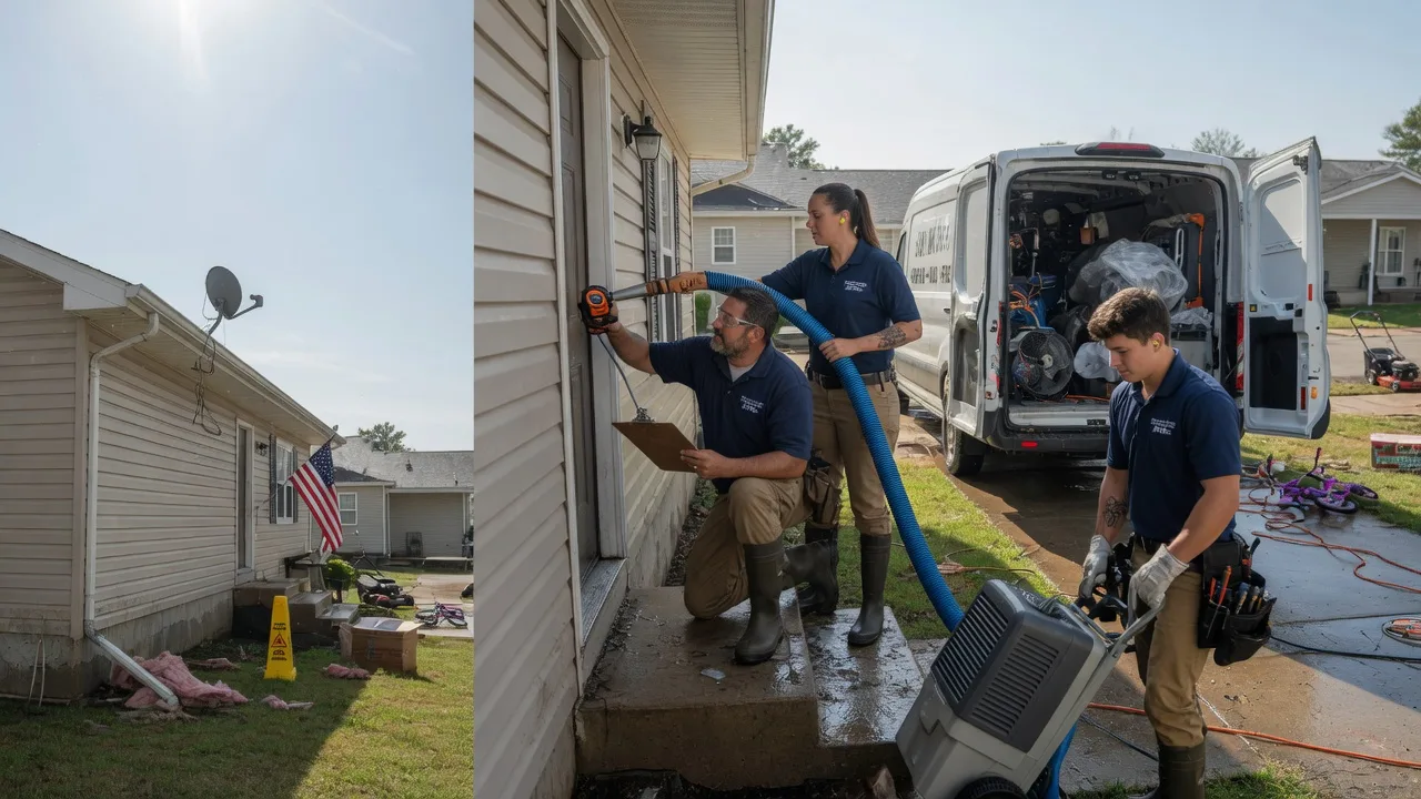 Ceiling Water Damage Restoration in Summit Lake, WI near me